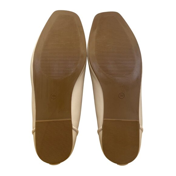 Cushionaire Women’s Cream Gold Snaffle Bit Memory Foam Loafers Size 9W - Picture 8 of 9